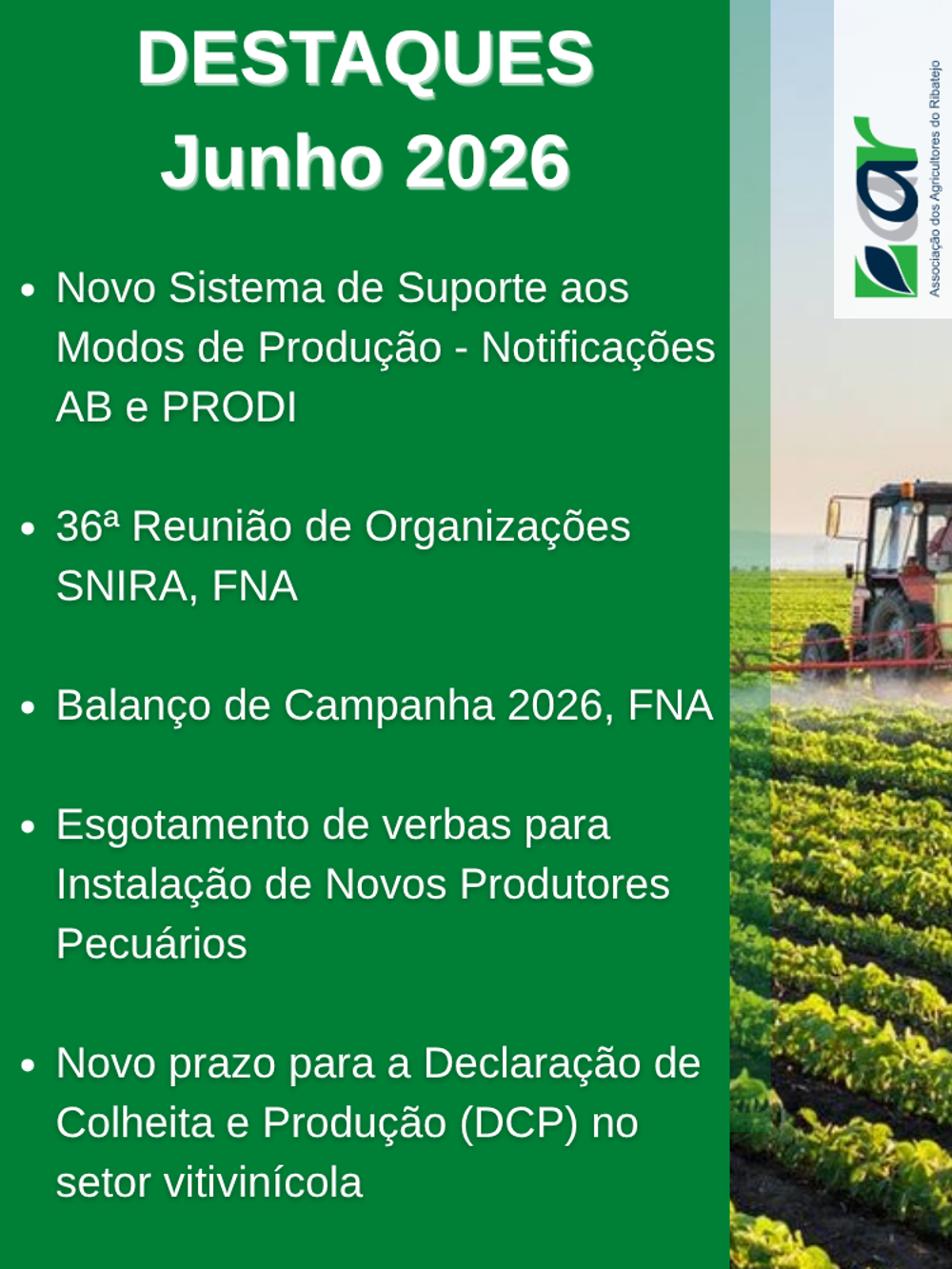 Destaques | Junho 2026